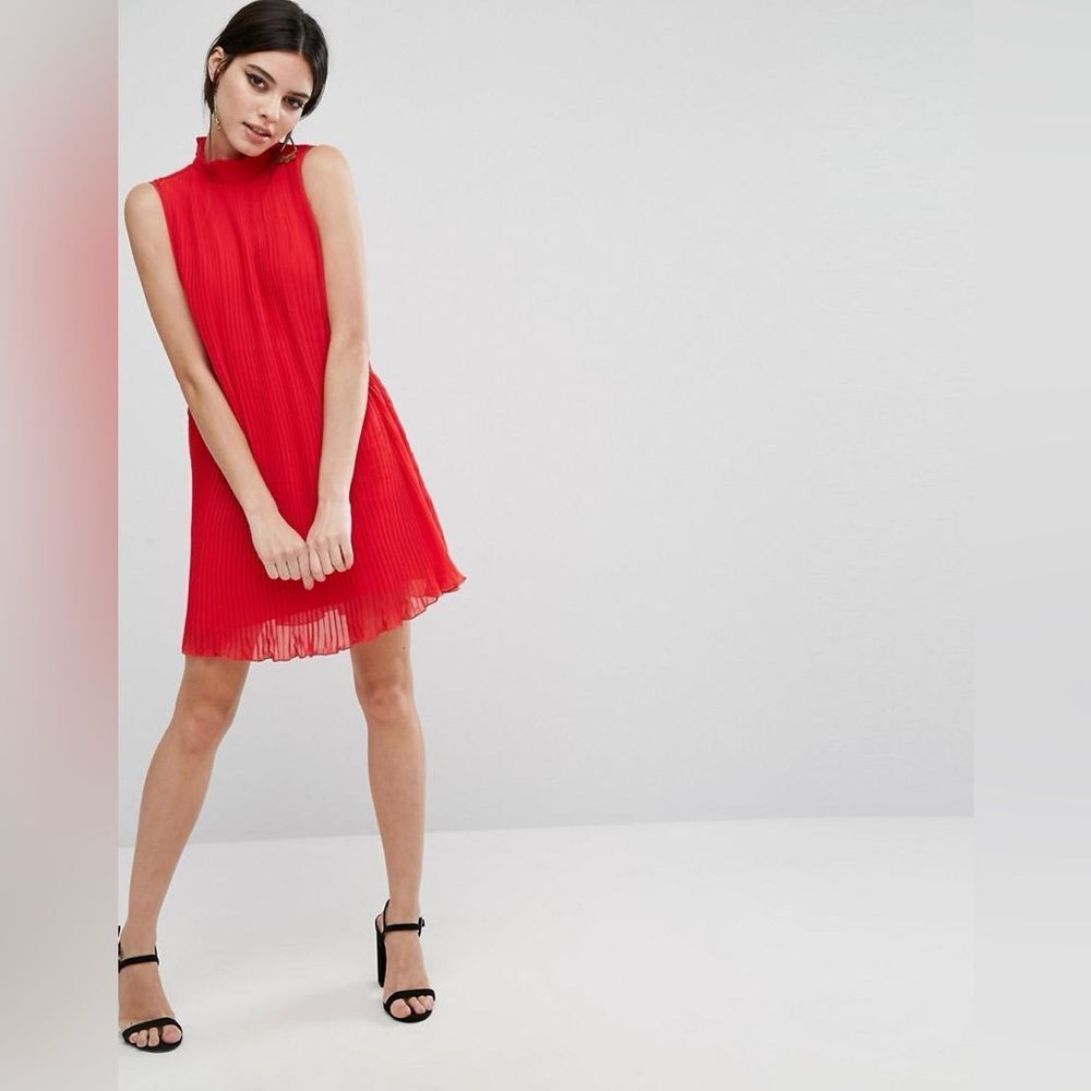 ASOS pleated dress!! Only worn once! PRETTY!